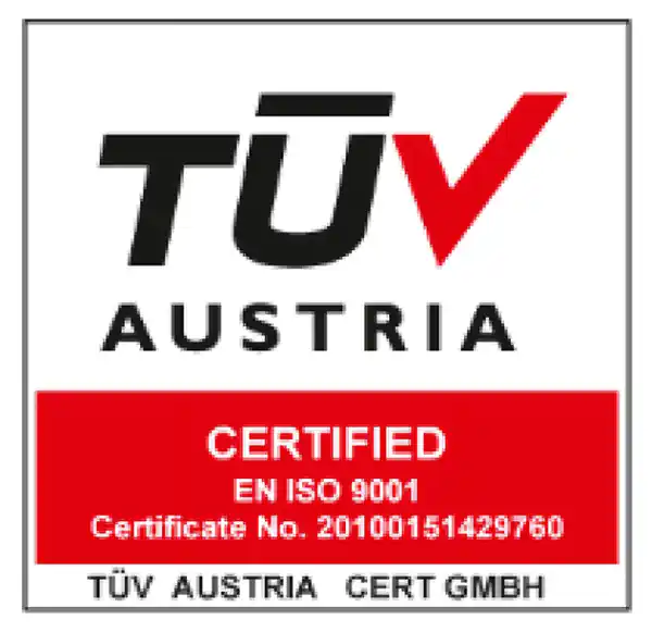 TÜV Austria Certified